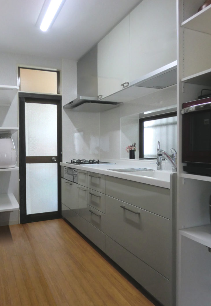   神戸市北区N様　キッチン・収納リフォーム事例