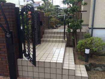 神戸市北区T様邸　外溝クリーニング事例