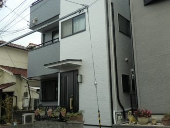 神戸市垂水区H様邸　外壁塗装事例