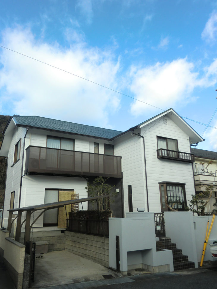   神戸市須磨区M様邸　外壁塗装リフォーム事例
