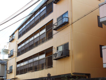 神戸市灘区賃貸マンション　外壁塗装事例