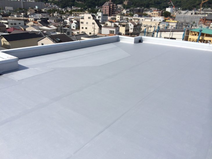   神戸市兵庫区賃貸マンション　屋上防水事例