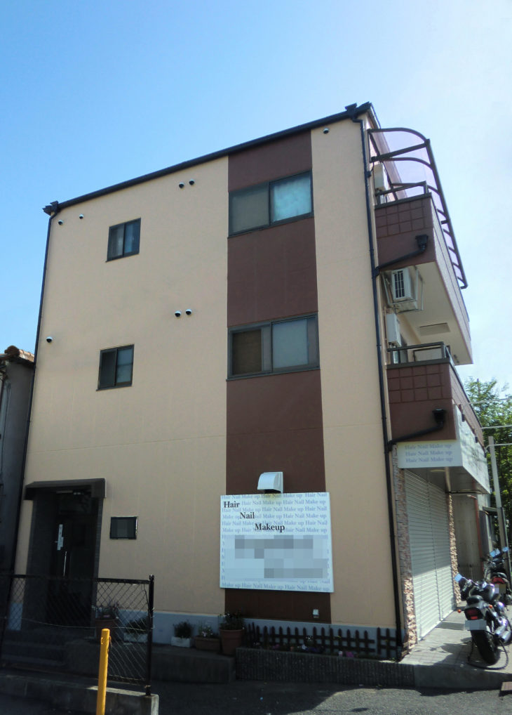   神戸市長田区アパート　外部塗装リフォーム事例