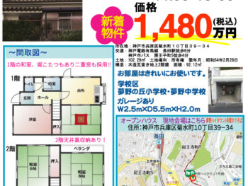 神戸市兵庫区菊水町　売買物件オープンハウス&リフォーム相談会開催