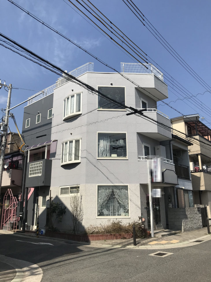   神戸市長田区　美容院の外壁塗装事例