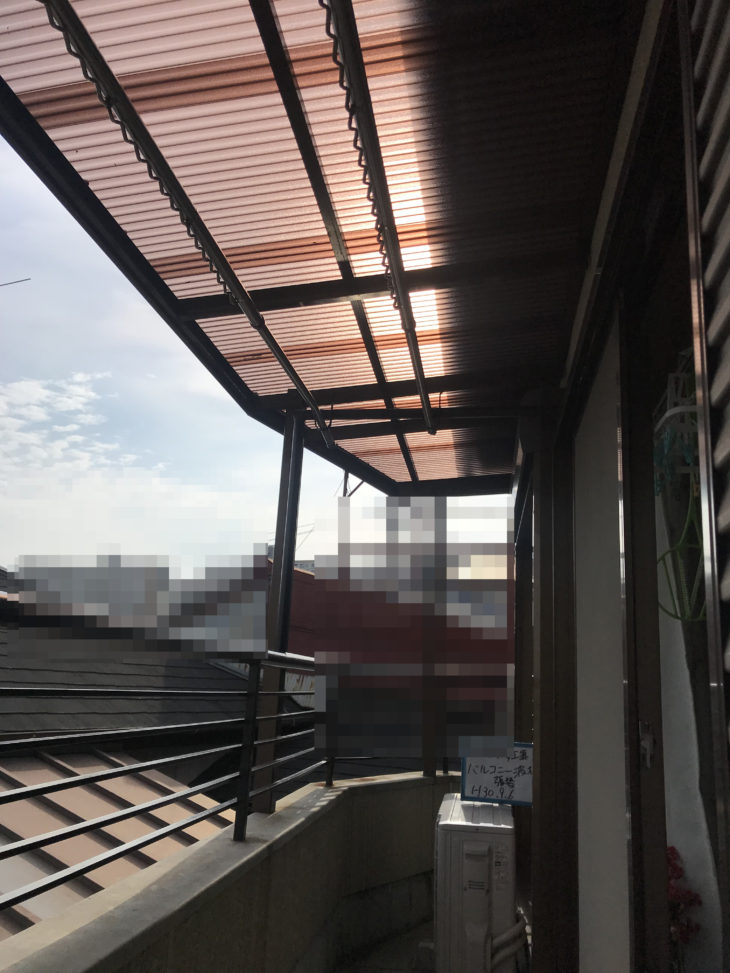  神戸市兵庫区　波板貼替・外部修繕工事事例