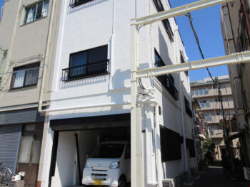 神戸市兵庫区　ビル全面改修　外部塗装