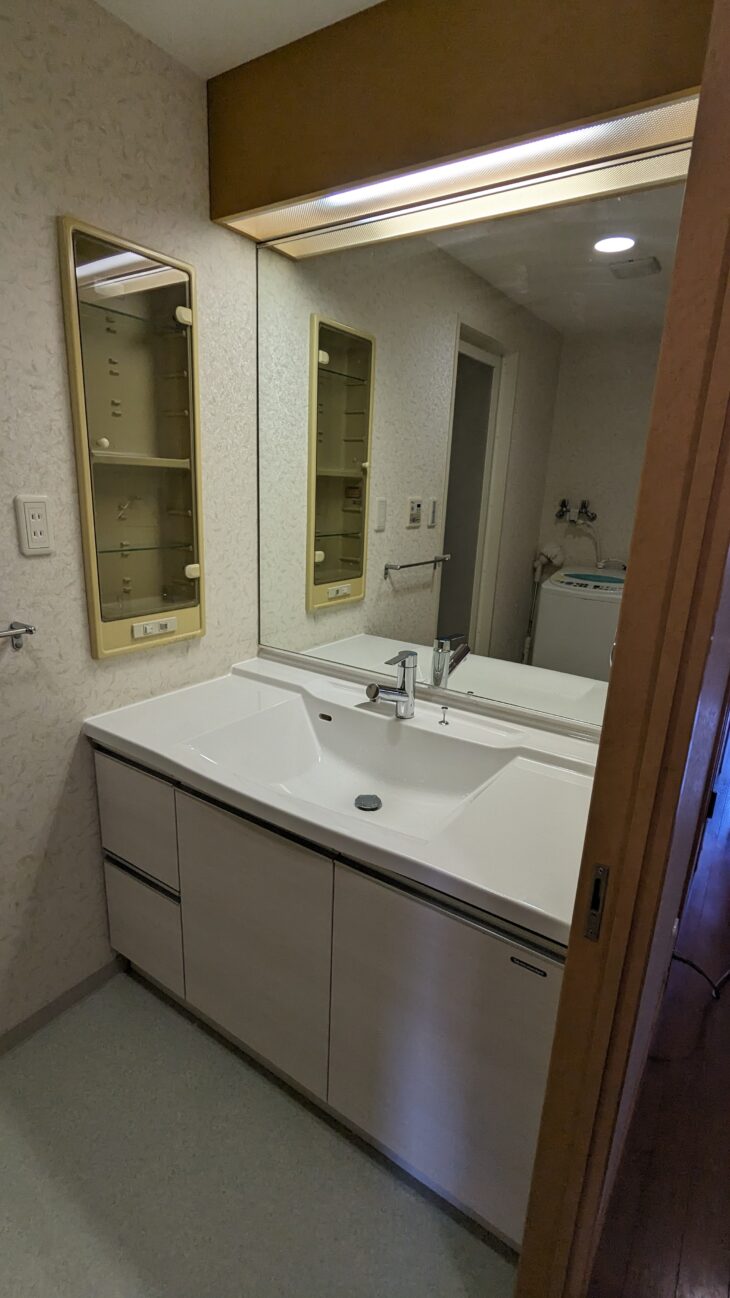   使い勝手の良い洗面スペースに